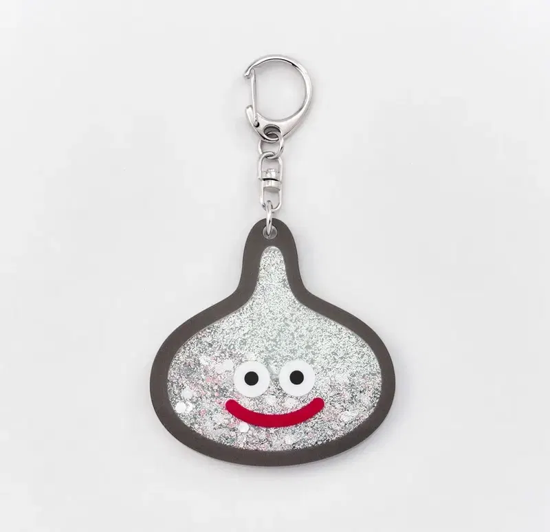 Dragon Quest Smile Slime Lame De Kirakira! Key Chain Metal Slime image 1