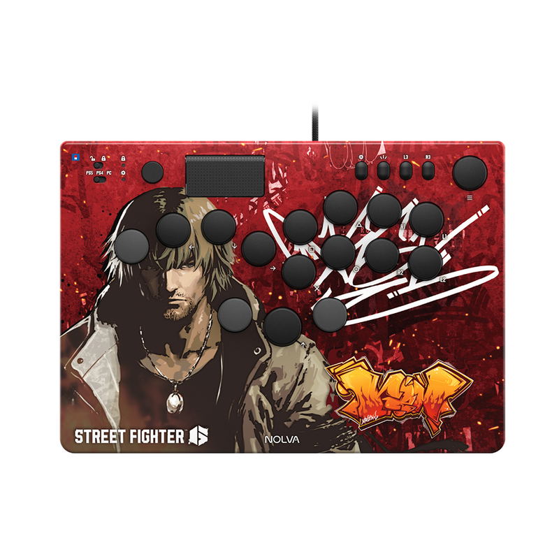 Street Fighter 6 NOLVA Mechanical All-Button Arcade Controller for PS5 / Windows [Ken] image 1
