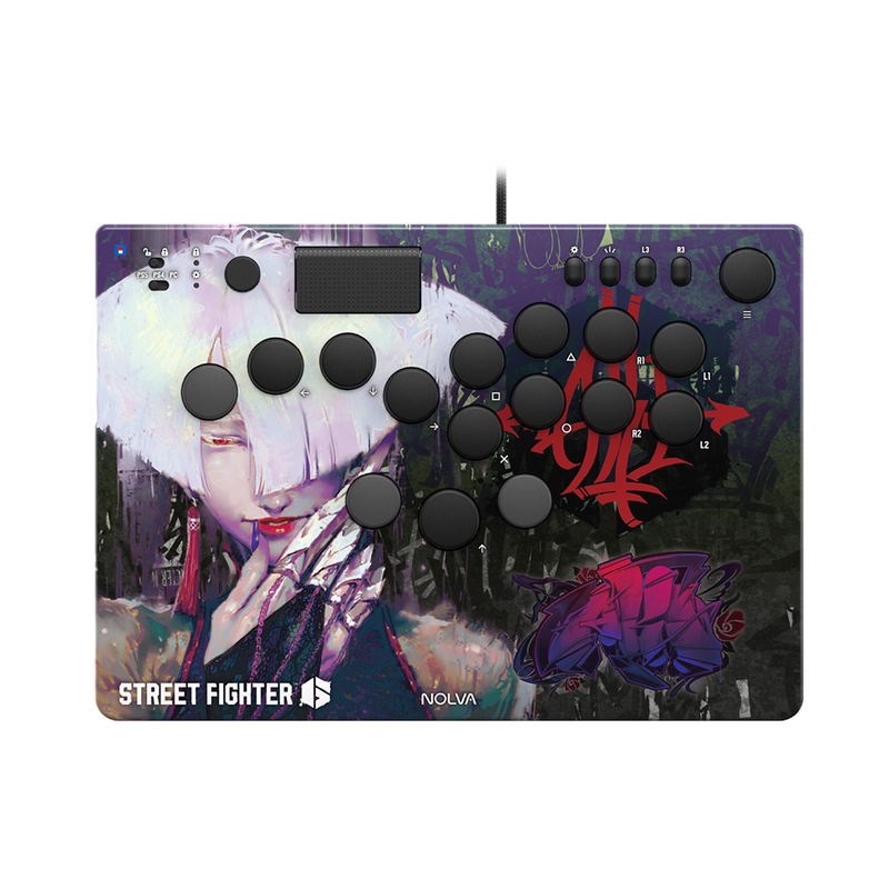 Street Fighter 6 NOLVA Mechanical All-Button Arcade Controller for PS5/Windows (A.K.I.) image 1