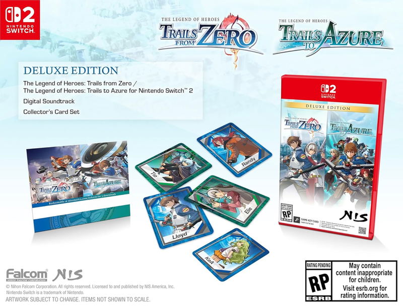 The Legend of Heroes: Trails from Zero / The Legend of Heroes: Trails to Azure [Deluxe Edition] <span class="ext" style="background-color: #ff8c00; color: #FFFFFF;">Game Key Cart</span> image 1
