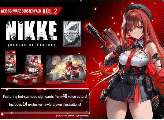 Weiss Schwarz Booster Pack Goddess Of Victory: Nikke Vol. 2 (Set of 10 Packs) (English Version) image 1