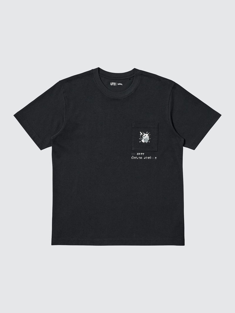 UT Pokémon Pikachu Graphic T-Shirt (Black | Size L) image 1