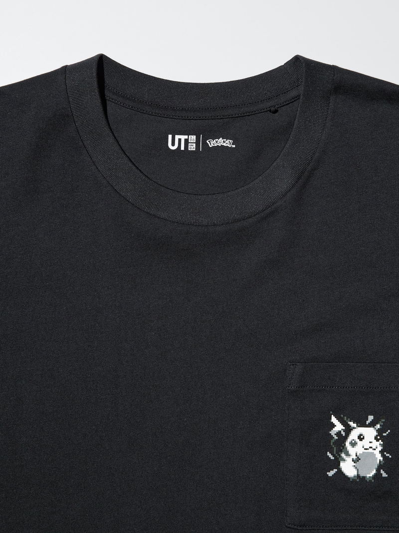 UT Pokémon Pikachu Graphic T-Shirt (Black | Size XL) image 2