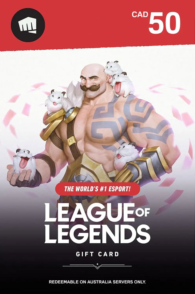 League of Legends ギフトカード 50 CAD | カナダアカウント専用
League of Legends ギフトカード 50 CAD
League of Legends ギフトカード
League of Legends カナダ
League of Legends
LOL <span class="ext ext_digital">digital</span> image 1