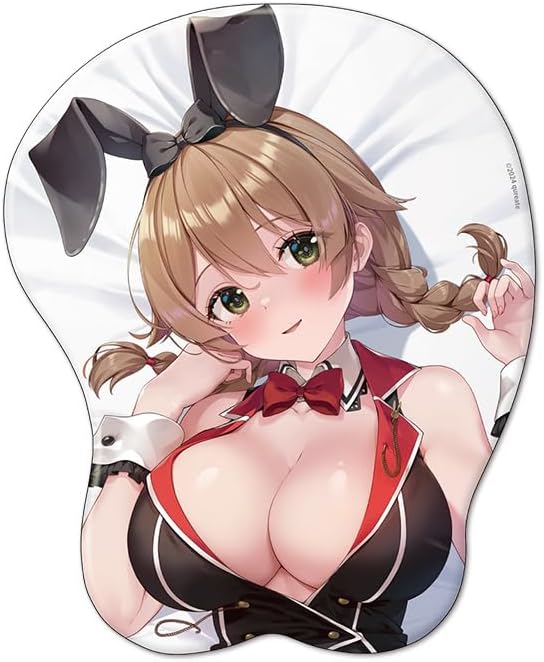 Bunny Garden Original Illustration Oppai Mouse Pad (Kana) image 1