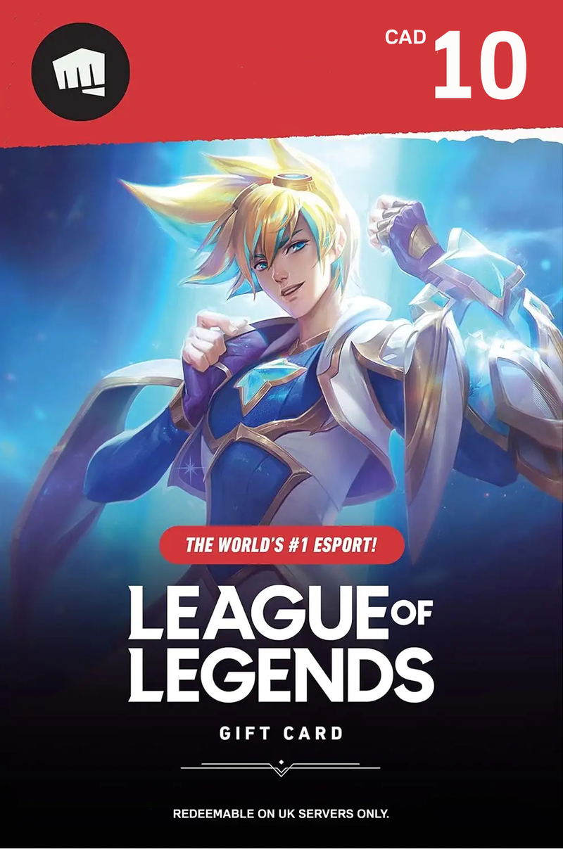 League of Legends ギフトカード 10 CAD | カナダアカウント専用
League of Legends ギフトカード 10 CAD
League of Legends ギフトカード
League of Legends カナダ
League of Legends
LOL <span class="ext ext_digital">digital</span> image 1