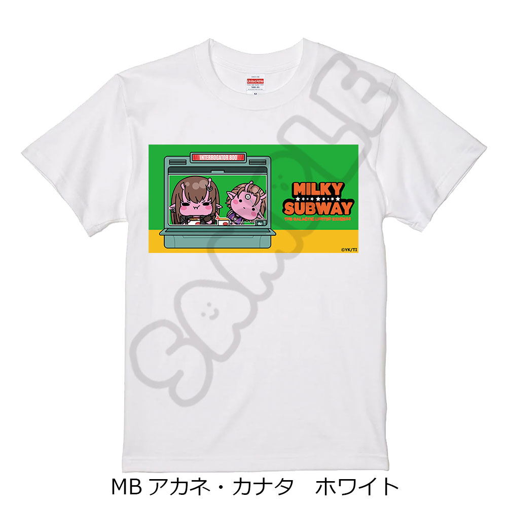 milky☆☆ Milky Subway The Galactic Limited Express T-shirt (Mochocho) MB