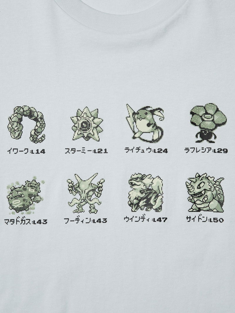 UT Pokémon Characters Graphic T-Shirt (Gray | Size XL) image 3