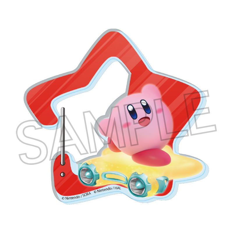 Kirby's Dream Land Kirby Air Riders Star-shaped Carabiner A Kirby & Warp Star image 1
