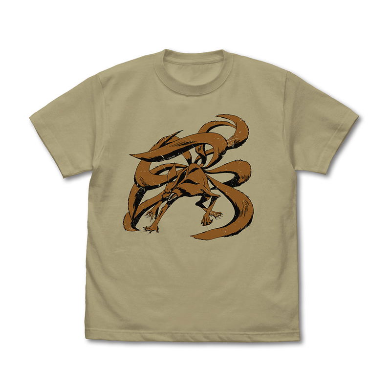 Naruto Shippuden - Kurama T-shirt (Sand Khaki | Size S) image 1