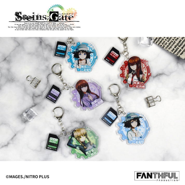 Steins;Gate Acrylic Keychain (Set of 10 Pieces) image 8
