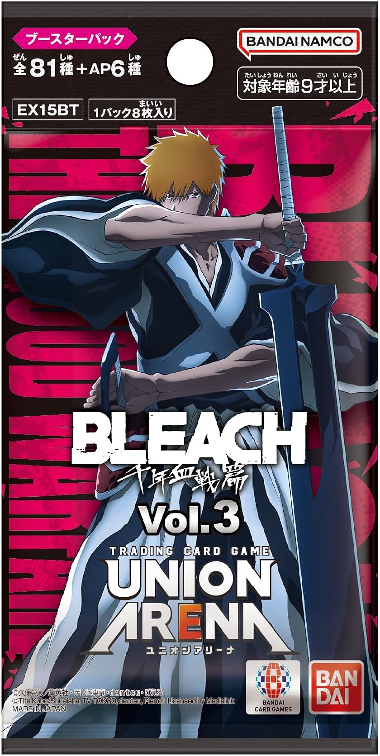 Union Arena Booster Pack Bleach: Thousand-Year Blood War Vol. 3