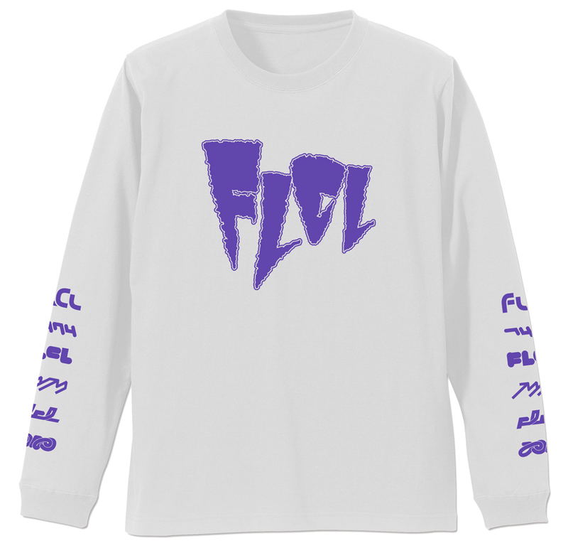 FLCL Ribbed Long Sleeve T-shirt Ver2.0 (White | Size M) image 1