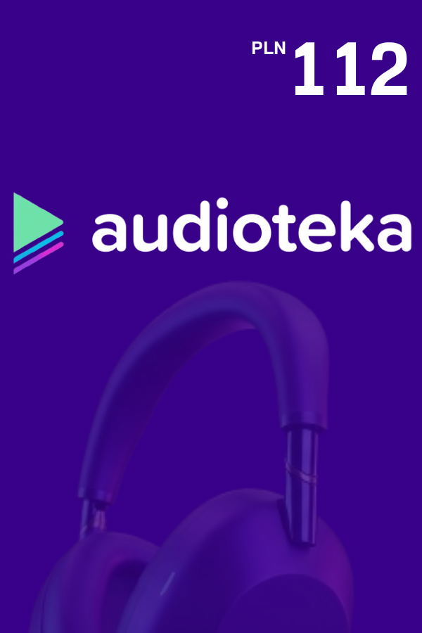 Audioteka Gift Card 112 PLN | Poland Account <span class="ext ext_digital">digital</span> image 1