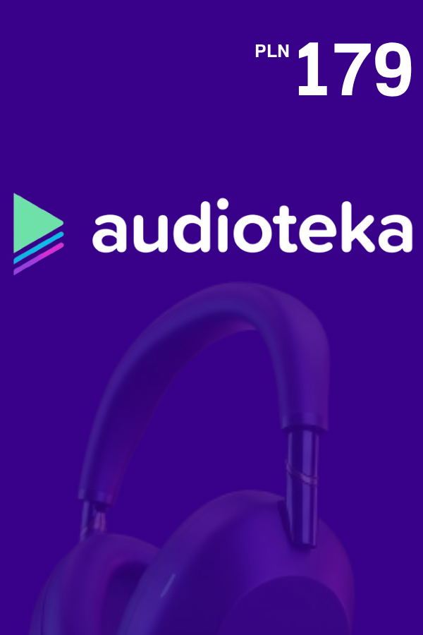 Audioteka Gift Card 179 PLN | Poland Account <span class="ext ext_digital">digital</span> image 1