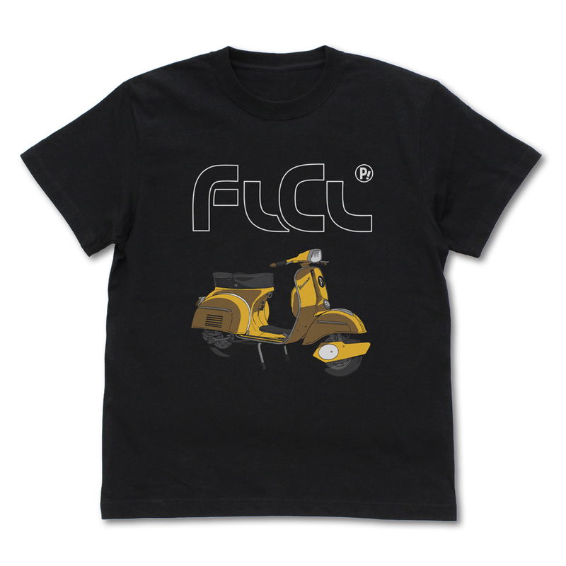 FLCL - Haruko's Vespa T-shirt Ver2.0 (Black | Size M) image 1