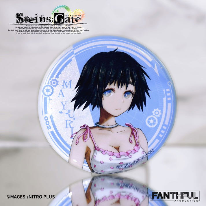 Steins;Gate Tin Badge (Set of 10 Pieces)