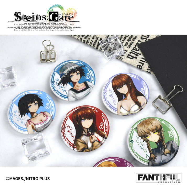 Steins;Gate Tin Badge (Set of 10 Pieces) image 6