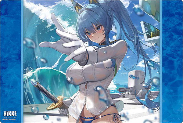 Bushiroad Rubber Mat Collection V2 Vol. 2088 Goddess Of Victory: Nikke Helm: Aquamarine Ver. image 1