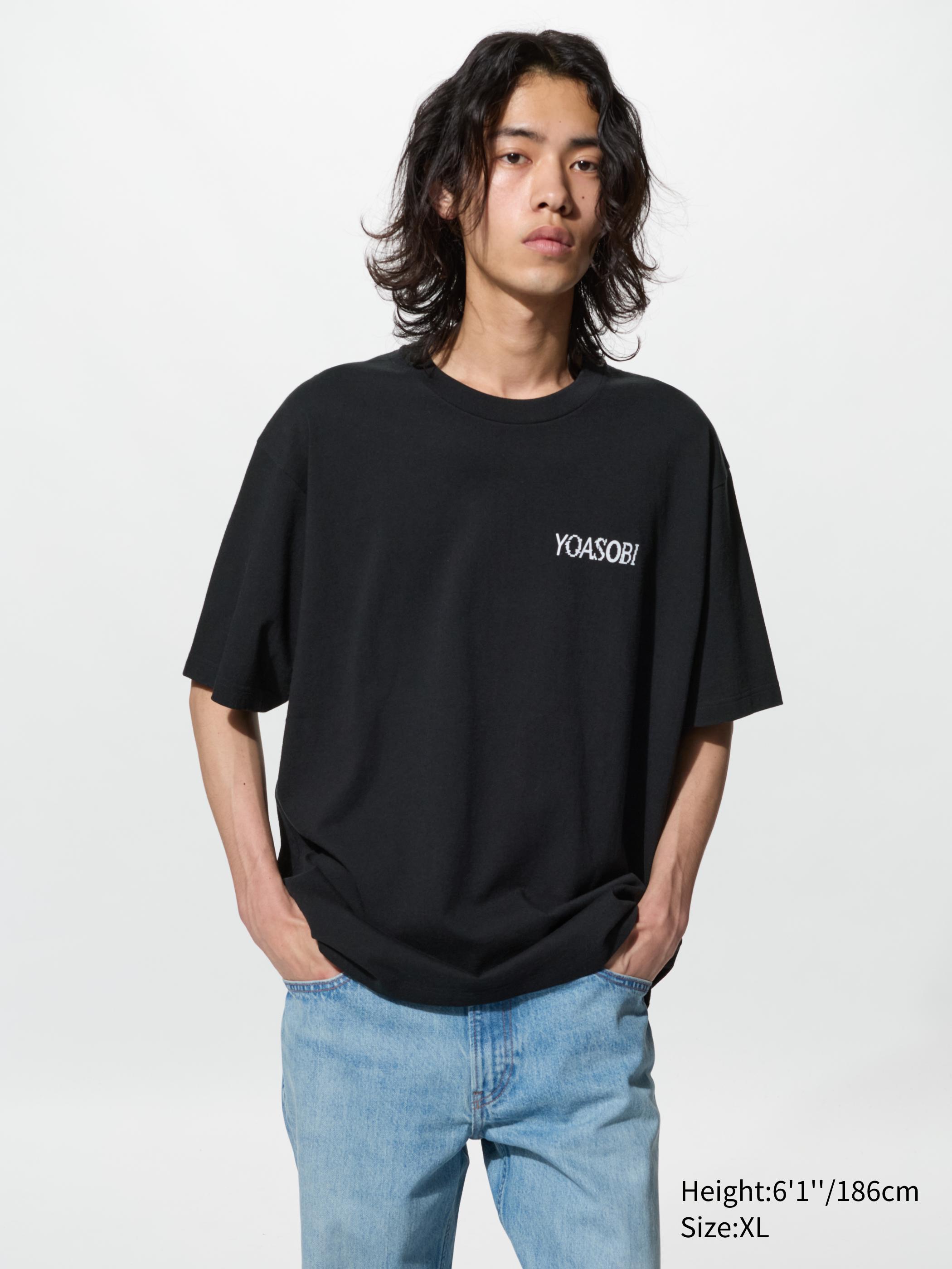 【未使用】nylon Japan YOASOBI Tシャツ UT Yoasobi Graphic T-Shirt (Black | Size M)