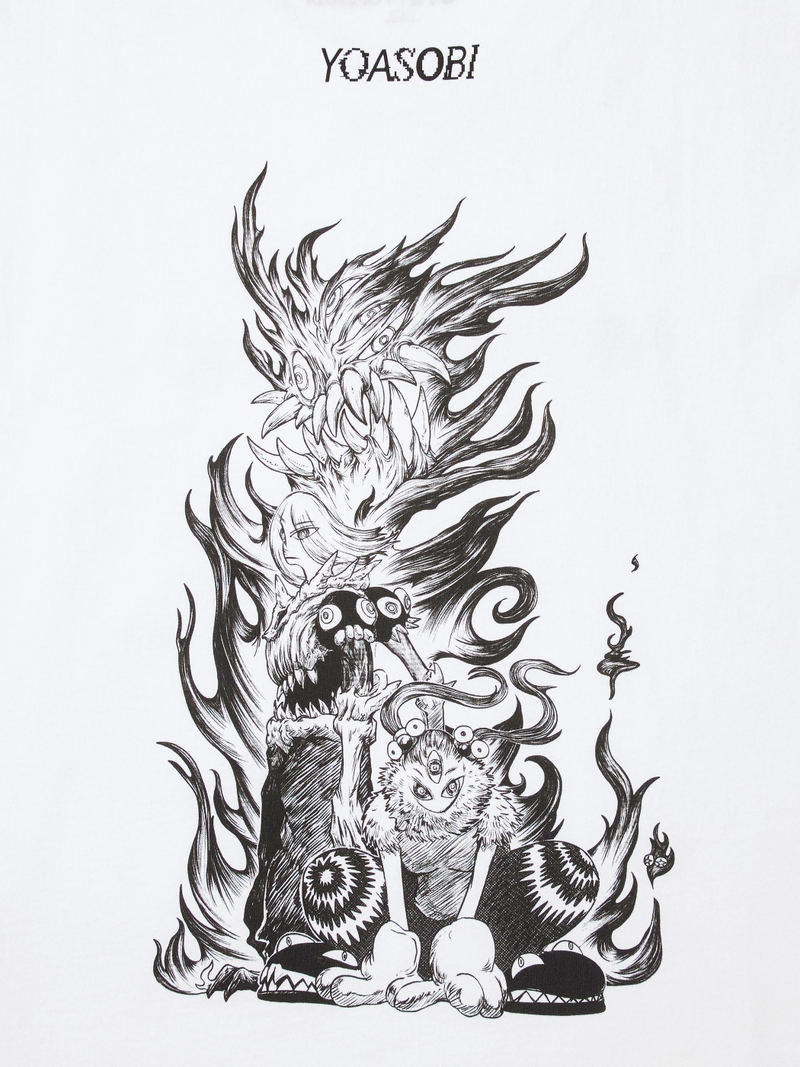 UT Yoasobi Graphic T-Shirt (White/Black | Size XL) image 4