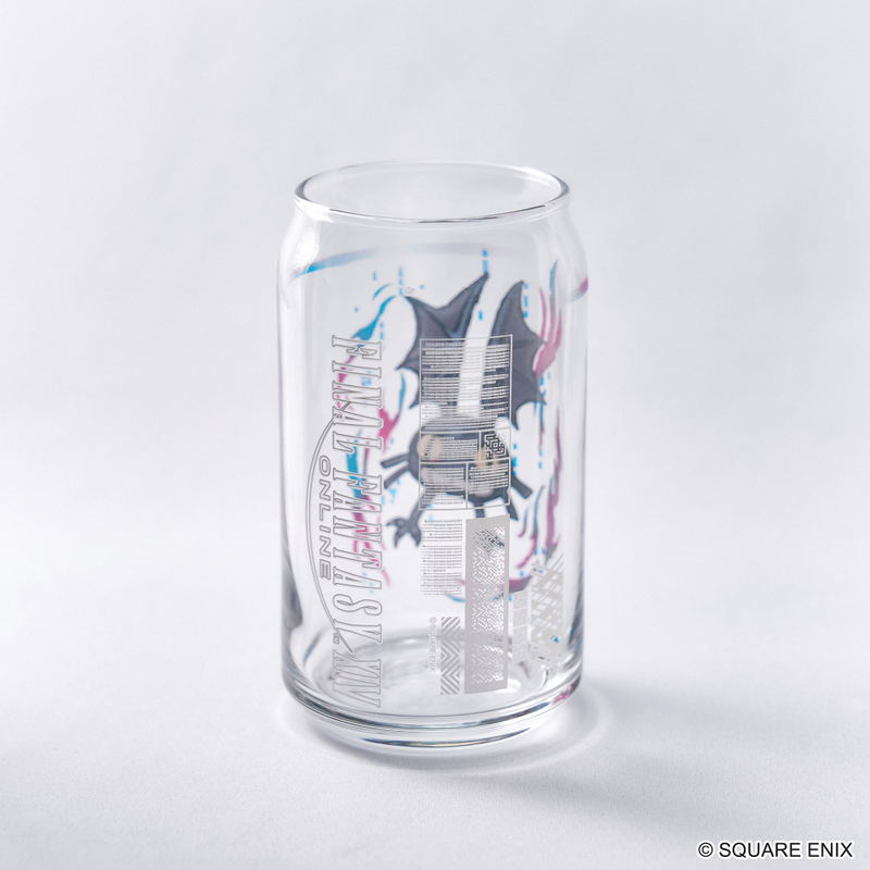 Final Fantasy XIV Energy Drink Can Style Glass Gimme Cat image 2