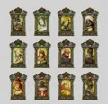 Final Fantasy XIV Framed Portrait Magnets Eorzea The Twelve (Set of 12 Pieces) thumbnail 1