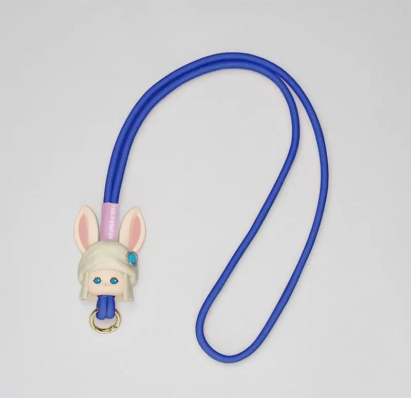 Final Fantasy XIV Neck Strap With Mascot Loporrit image 1