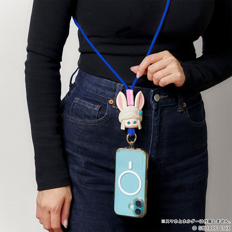 Final Fantasy XIV Neck Strap With Mascot Loporrit image 3