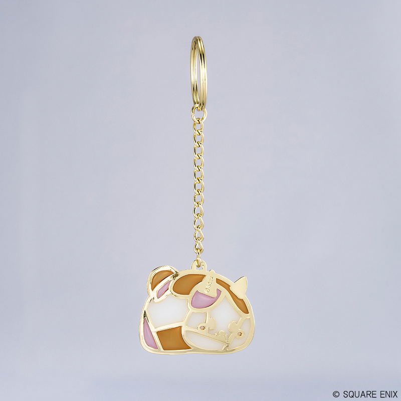 Final Fantasy XIV Stained Glass Style Key Chain Fat Cat image 2