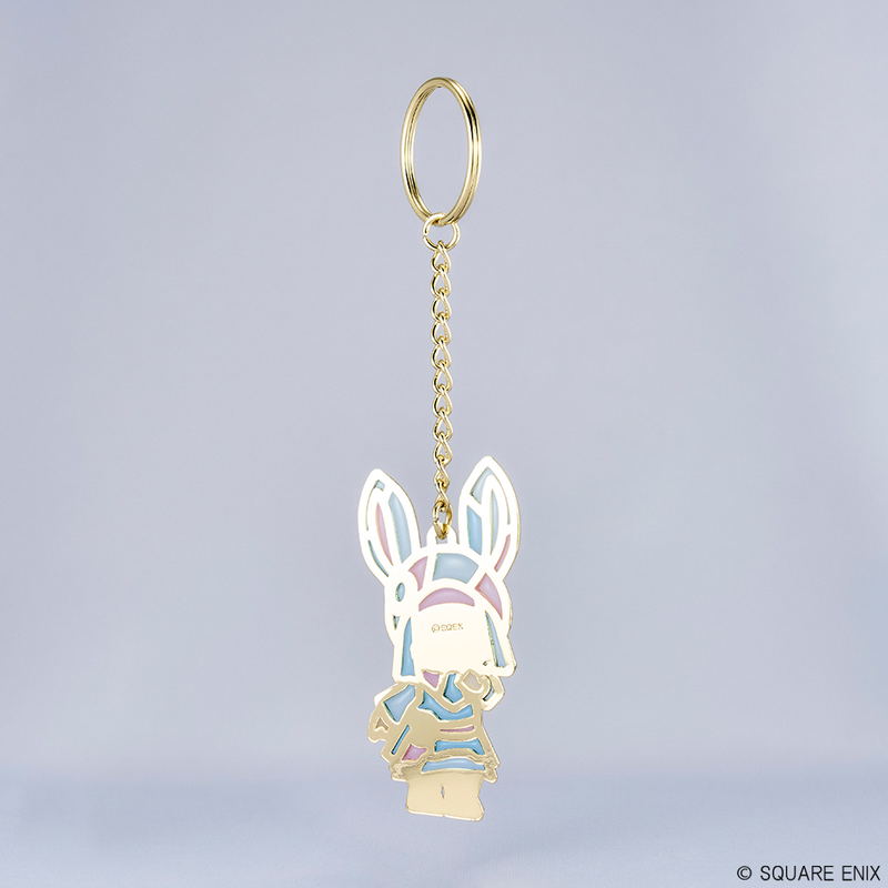 Final Fantasy XIV Stained Glass Style Key Chain Loporrit image 2