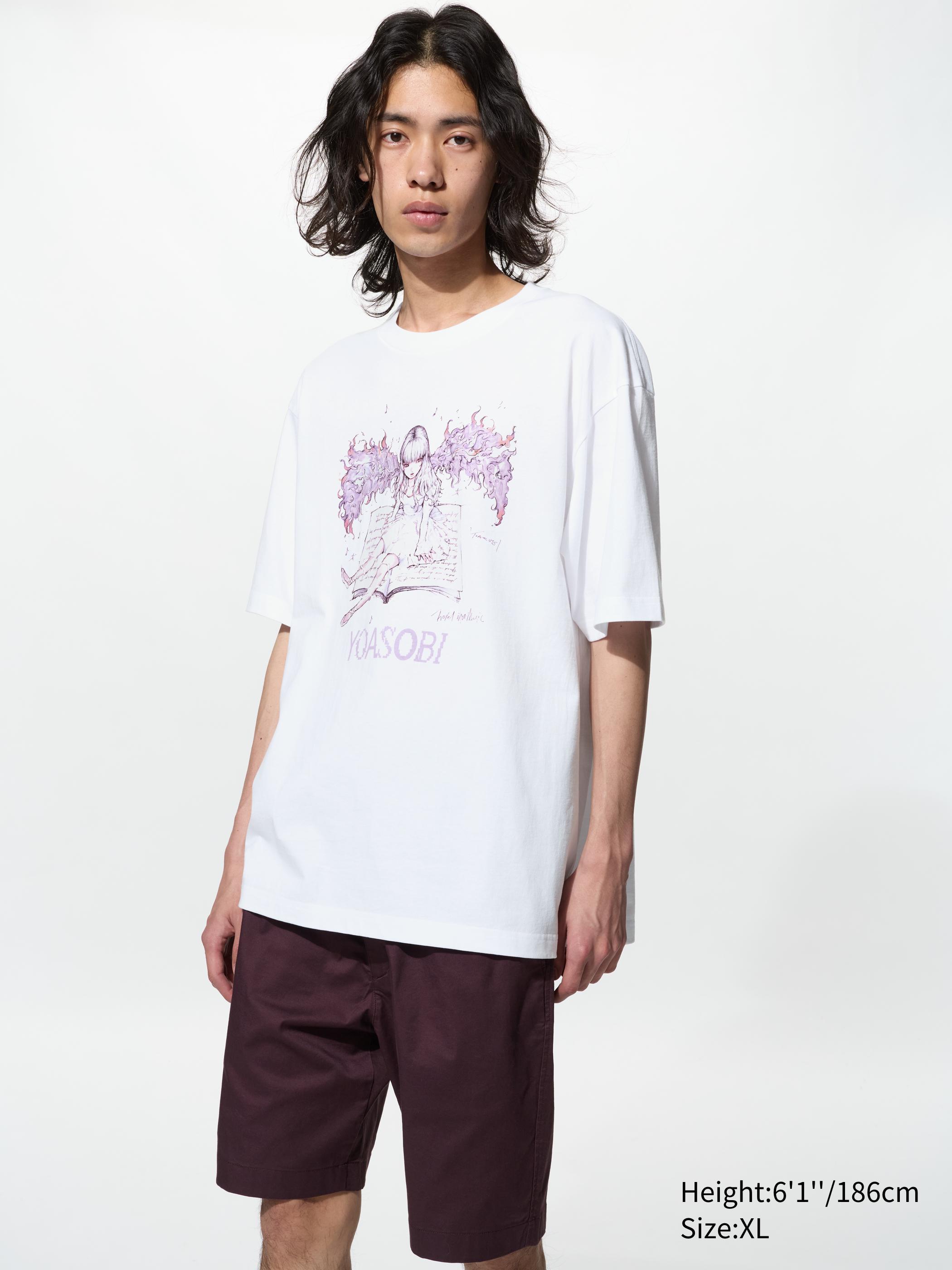 YOASOBI Tシャツ UT Yoasobi Graphic T-Shirt (White | Size XL)