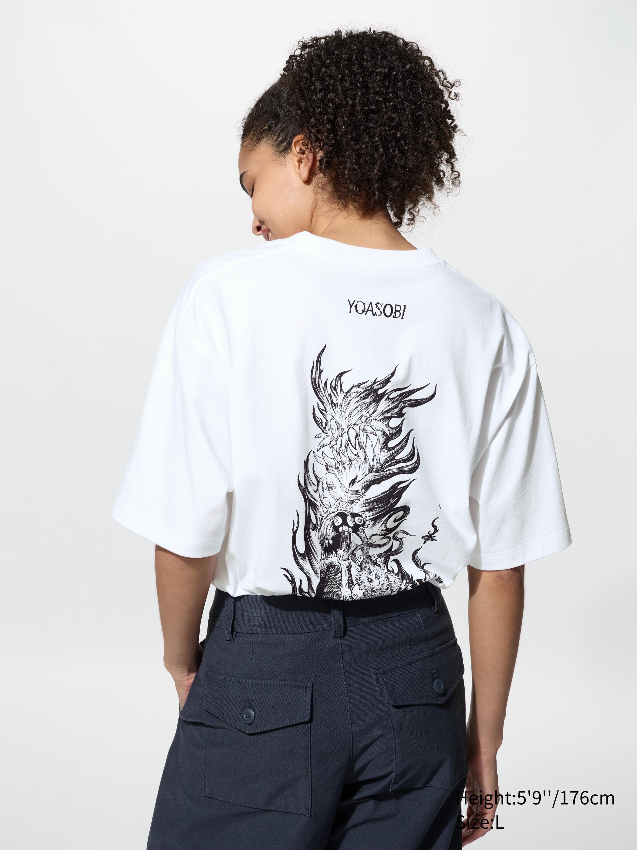 UT Yoasobi Graphic T-Shirt (White/Black | Size S)