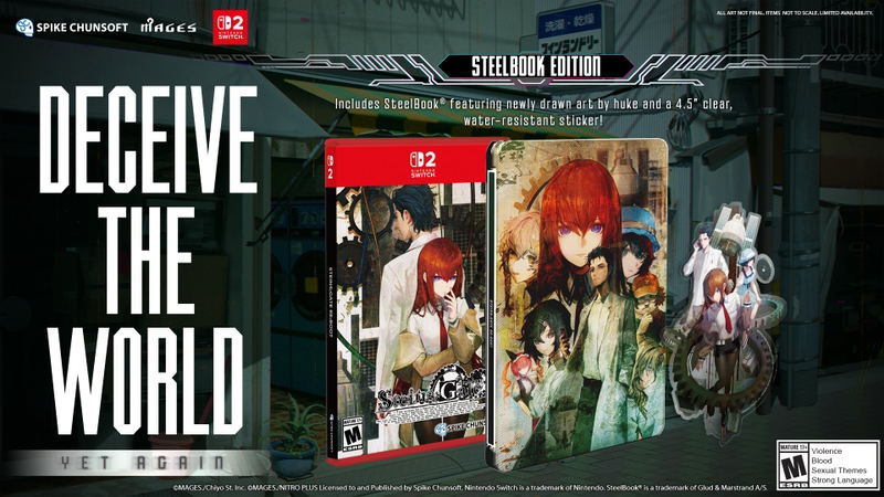 Steins;Gate Re:Boot [Steelbook Edition] <span class="ext" style="background-color: #00e206; color: #FFFFFF;">Game Cart</span> image 1