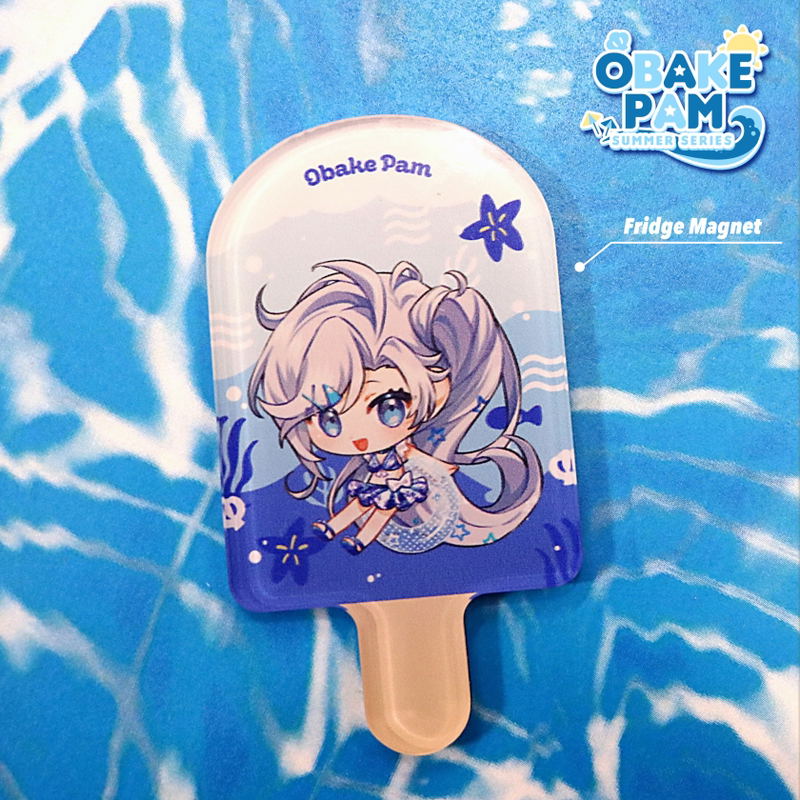 Obake Pam Summer Series Fridge Magnet image 1