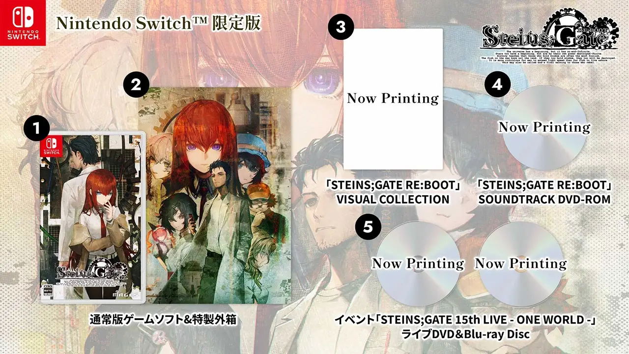 Steins;Gate Re:Boot [Limited Edition] (Multi-Language) (Cover