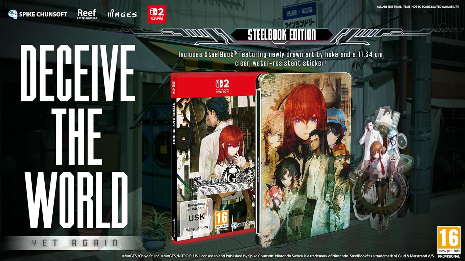 Steins;Gate Re:Boot [Steelbook Edition] Game Cart for Nintendo