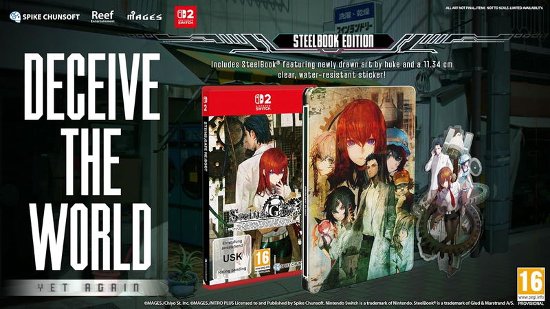 Steins;Gate Re:Boot [Steelbook Edition] <span class="ext" style="background-color: #00e206; color: #FFFFFF;">Game Cart</span> image 1