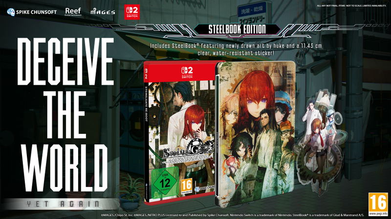 Steins;Gate Re:Boot [Steelbook Edition] <span class="ext" style="background-color: #00e206; color: #FFFFFF;">Game Cart</span> image 1