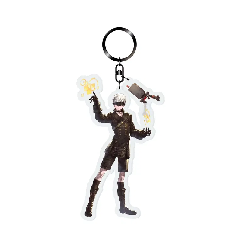 NieR:Automata 9th Anniversary Acrylic Key Chain 9S image 1