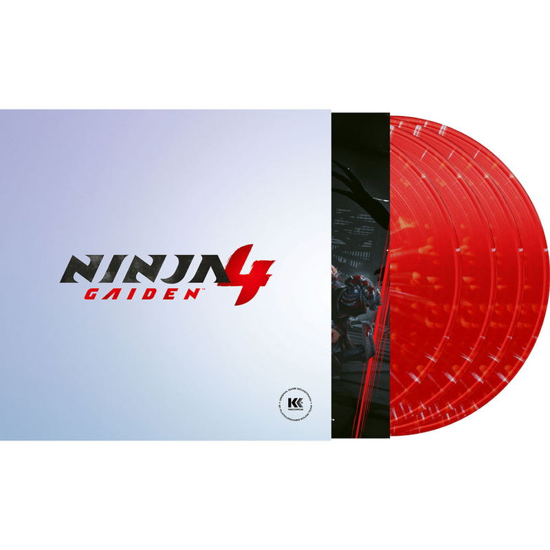 Ninja Gaiden 4 Original Game Soundtrack [Limited Edition] (Special Splatter Red White Vinyl) image 1