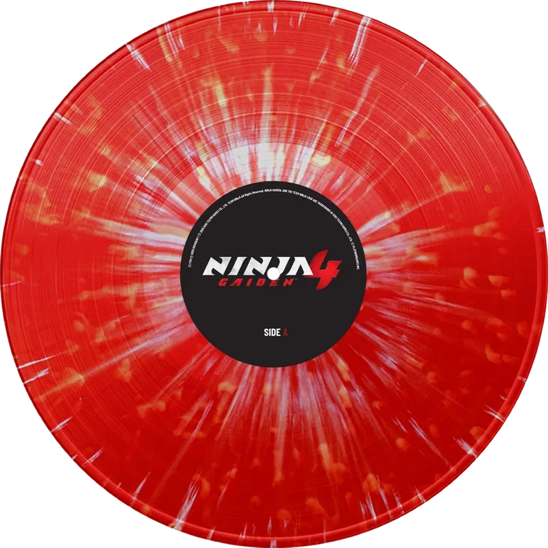 Ninja Gaiden 4 Original Game Soundtrack [Limited Edition] (Special Splatter Red White Vinyl) image 3