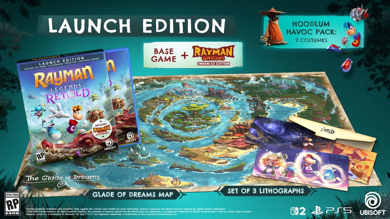 Rayman Legends Retold [Launch Edition] <span class="ext" style="background-color: #ff8c00; color: #FFFFFF;">Game Key Cart</span> image 1
