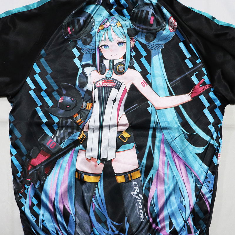 Hatsune Miku GT Project GSR Racing Miku Souvenir Jacket 2026 GSR Logo Model (Size L) image 10