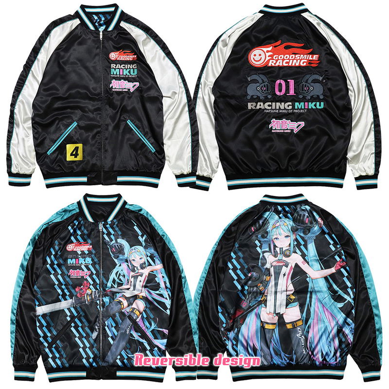 Hatsune Miku GT Project GSR Racing Miku Souvenir Jacket 2026 GSR Logo Model (Size XL) image 1