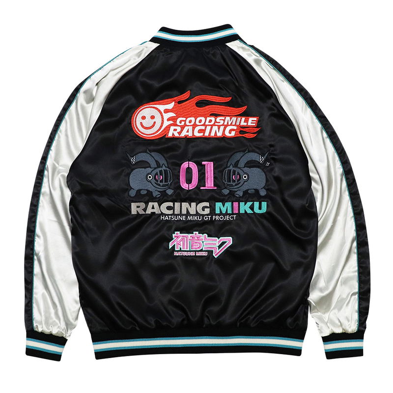 Hatsune Miku GT Project GSR Racing Miku Souvenir Jacket 2026 GSR Logo Model (Size XL) image 5