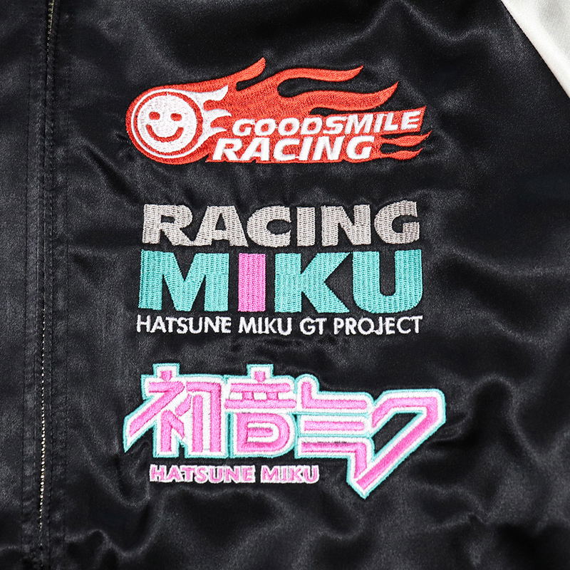 Hatsune Miku GT Project GSR Racing Miku Souvenir Jacket 2026 GSR Logo Model (Size XXL) image 3