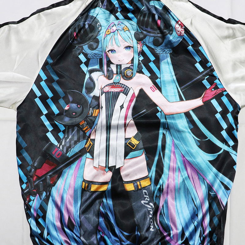 Hatsune Miku GT Project GSR Racing Miku Souvenir Jacket 2026 Miku Model (Size XL) image 11
