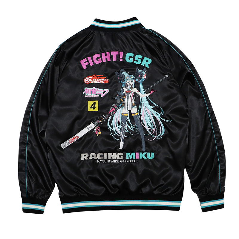 Hatsune Miku GT Project GSR Racing Miku Souvenir Jacket 2026 Miku Model (Size XL) image 6