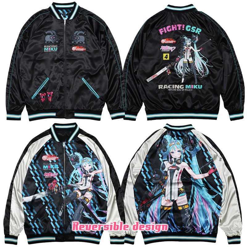 Hatsune Miku GT Project GSR Racing Miku Souvenir Jacket 2026 Miku Model (Size XXL) image 1